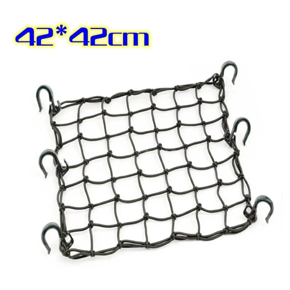 Bike Bicycle Back Seat Motorcycle Cargo Luggage Net Stretches For Groceries,helmet, Raincoat, Bag Fixed Motorcycle Cargo Net