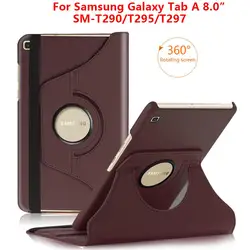 For Samsung Galaxy Tab A 8.0inch 2019 T290 T295 T297 360 Degree Rotating Stand Holder Tablet Cover Protective Shell For sm-t295