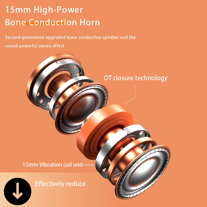 AIKSWE العظام التوصيل سماعة بلوتوث اللاسلكية سماعات رأس رياضية مقاوم للماء ستيريو حر اليدين مع هيئة التصنيع العسكري لتشغيل الدراجات