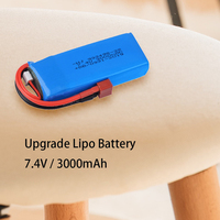 WLtoys 124018 124019 original 7.4V/3800mAh lithium battery remote control high-speed car large capacity battery