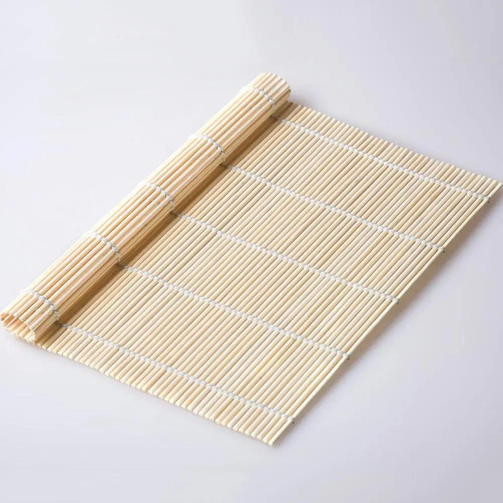 Bamboo Non-stick Sushi Rolling Mat Curtain Rice Roller Chicken DIY Cooking Rice Ball Sushi Maker Tool