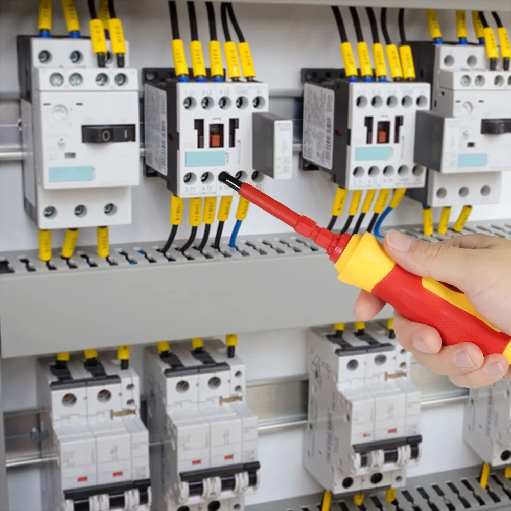 Imagem -03 - Conjunto de Chaves de Fenda Isoladas em 1000v com Encaixes Magnéticos Phillips e Brocas Fenda Kit de Ferramentas de Reparo para Eletricista
