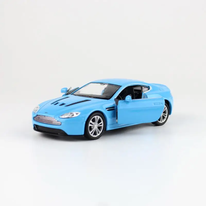 WELLY Toy Diecast Model 1:36 Scale Aston-Martin V12 Super Sport Pull Back Car Educational Collection Gift For Children