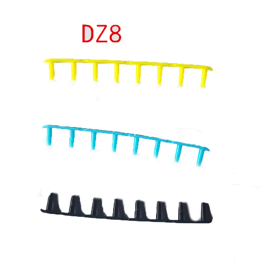 6PCS Badminton Accessories DZ8 Continuous Nail Flat Groove Type Anti-Collapse Anti-floating Ordinary Double-Edged Upgrade dzs