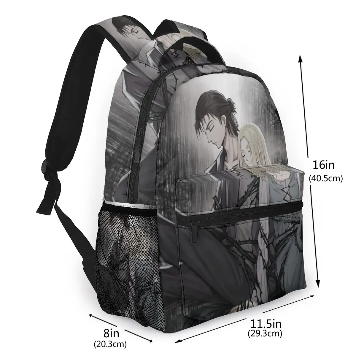 Eren Yeager Historia Reiss AoT Backpack for Girls Boys Travel RucksackBackpacks for Teenage school bag