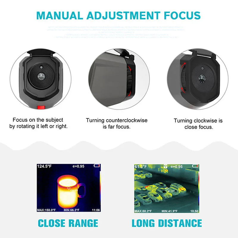 A-BF RX-700 Thermal Imaging Camera WIFI -20°C~550°C Infrared Thermal Imager for Phone 384*288 Pixels Temperature Thermometer