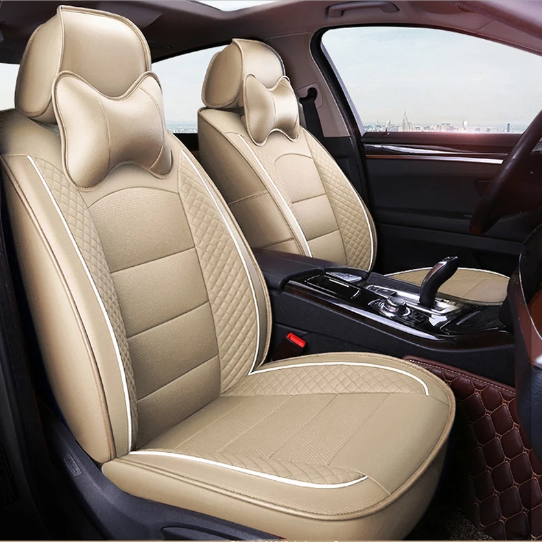 custom car seat cover leather for Volkswagen Magotan Golf Tiguan Scirocco Touarege Jaguar XE XJ XF XJ car decoration styling