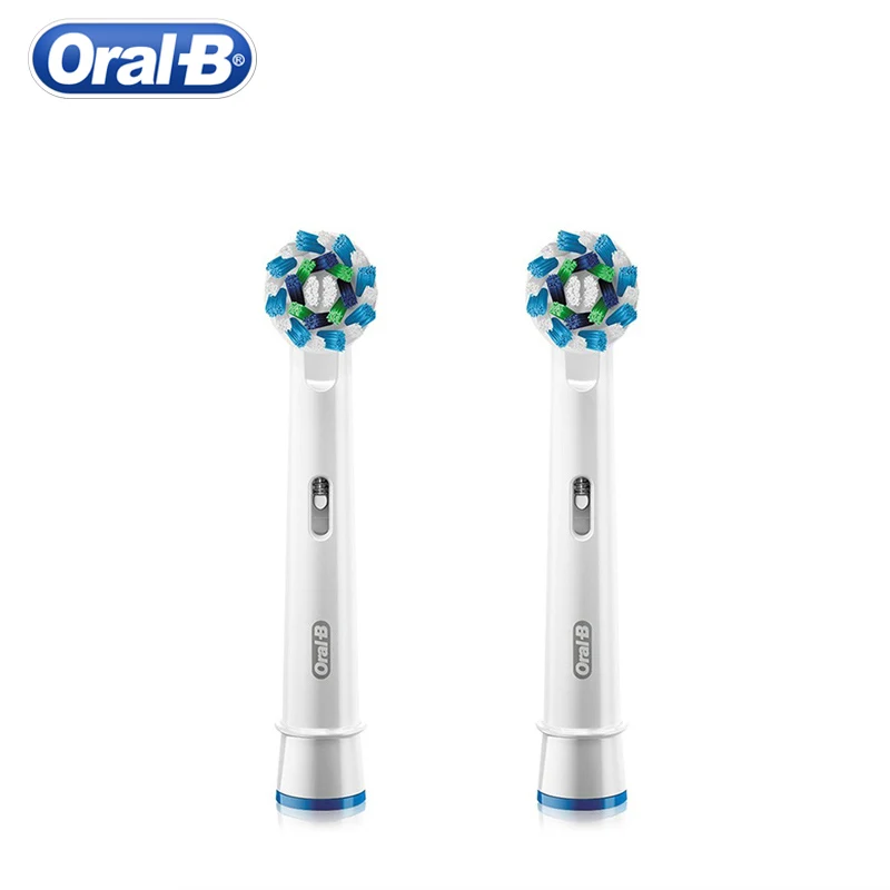 Oral B EB50 zębów szczotka s wymiana miękkie włosie krzyż działania obrót usuwanie płytki nazębnej końcówka do szczoteczki do zębów szczotka jamy ustnej-b oryginalny