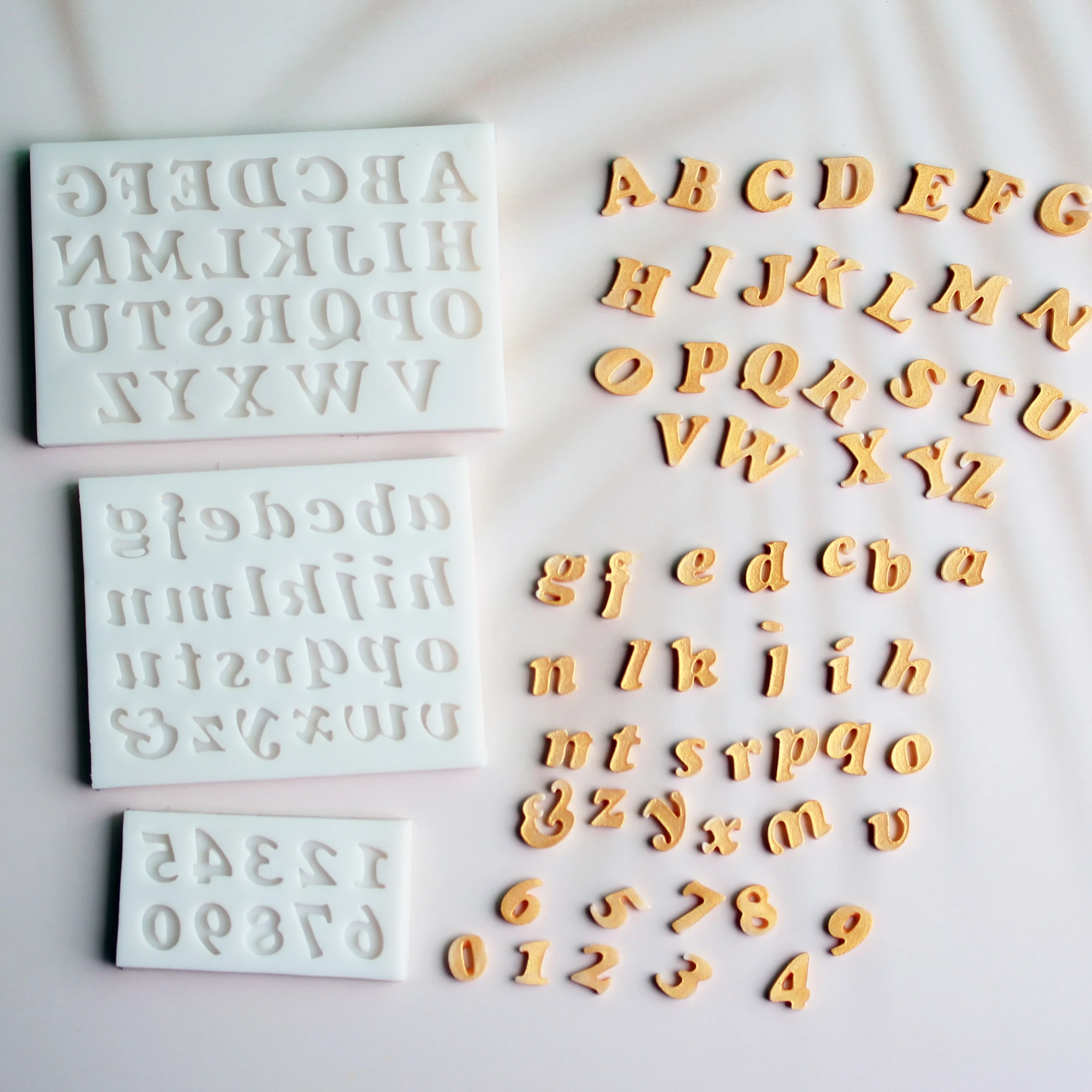 

Numbers & Letters Silicone Mold Fondant Cake Decorating Mold Sugarcraft Chocolate Baking Tool Kitchenware For Cake Gumpaste Form