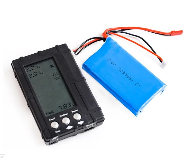 7.4V 2200mAh Lipo Battery for FrSky Taranis Q X7 Dx6e Dx6 Transmitter Spektrum DX8 Rc Spare Part 2S Rechargeable Battery Pack