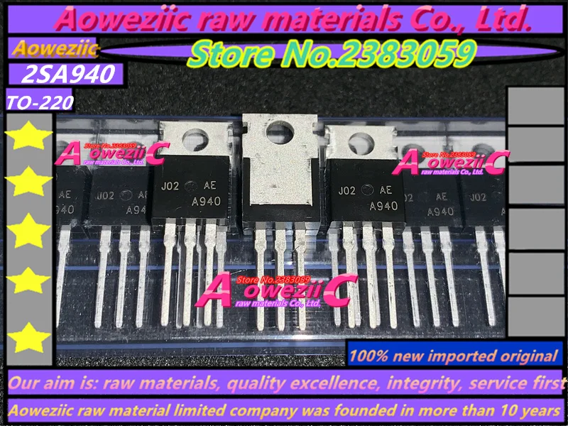 Aoweziic 2022+ 100% new imported original  KSA940 KSC2073  2SA940 2SC2073 A940 C2073  TO-220  Audio power Amplifier Transistor