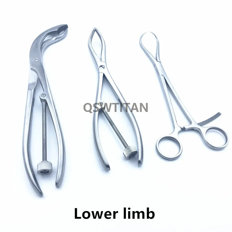 3pc/set Bone Reduction Forceps Bone holding Forceps kit orthopedics Instruments