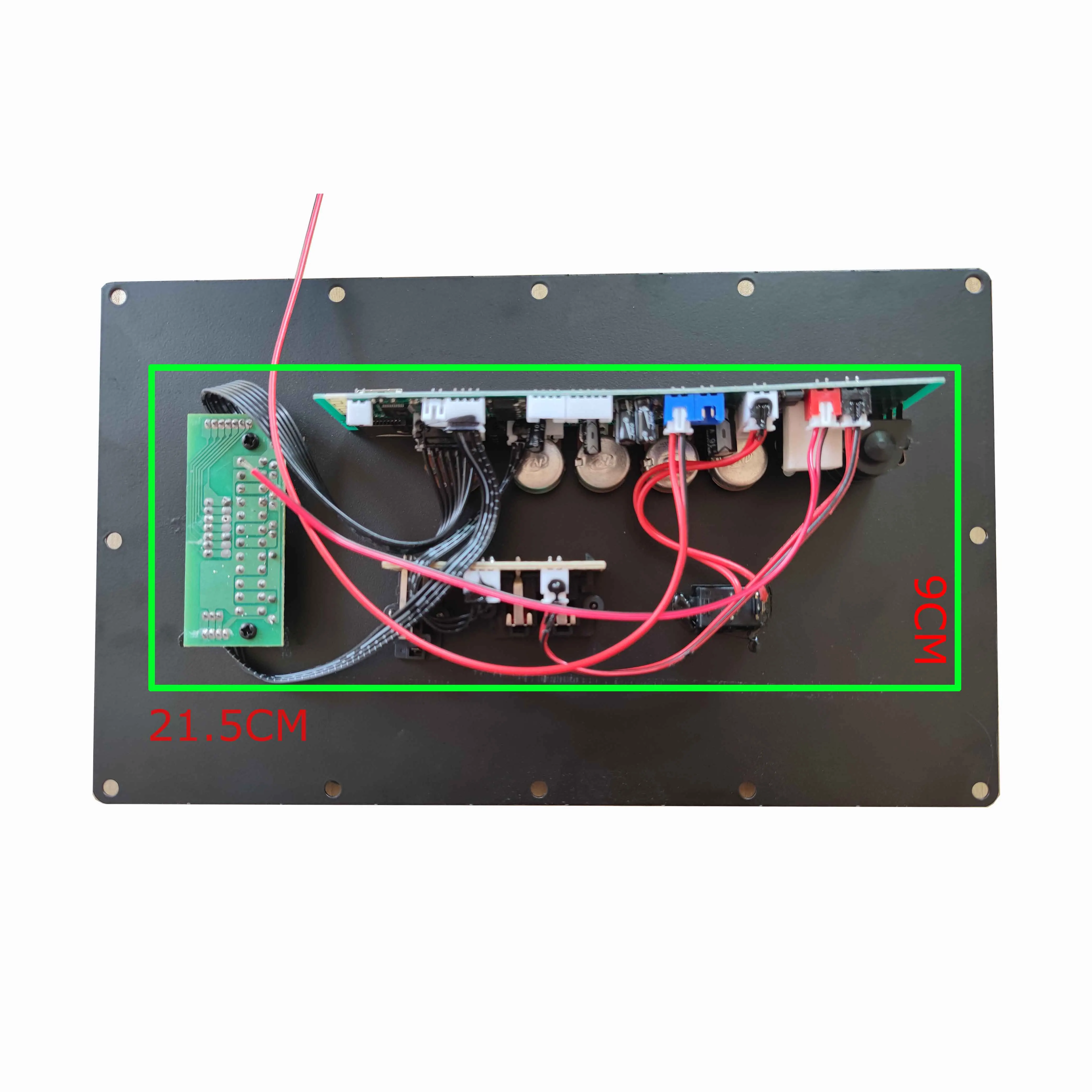 12V 9V remote control Digital Bluetooth Stereo Amplifier Board Dual Microphone Karaoke Amplifiers 80w for 8-12 Inch Speaker