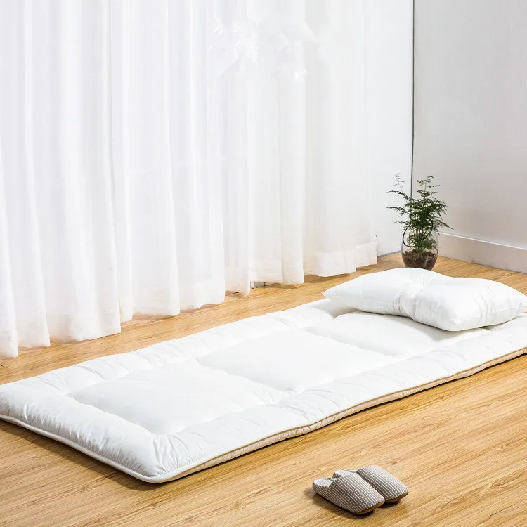 Japanese Floor Mattress Futon 150/180x200cm Double Thicken Tatami Mat Sleeping Foldable Roll Up Mattress Soft Breathable Futon