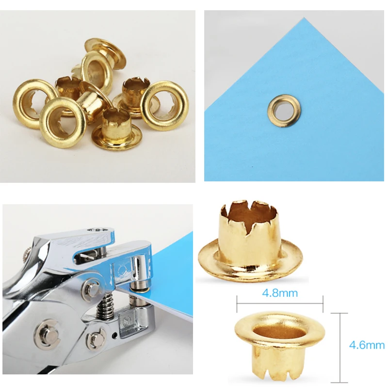 Di Fissaggio in metallo di Carta Punzoni Macchina con Occhiello Tag Pugno Taglierina di Carta del Mestiere di Perforatrici Scrapbooking Forniture di Rilegatura