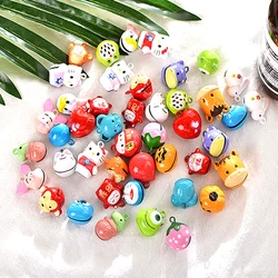 Mix Cute Mini Cat Fish Duck Rabbit Metal Jingle Bells Loose Beads Festival Party Decoration/Pet Bell/DIY Crafts Accessories