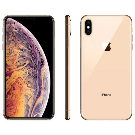 شاشة Apple iPhone XS 5.8 بوصة Retina OLED 4G LTE 2658mAh A12 Bionic Chip 4G RAM 64GB/256GB/512GB ROM هاتف مستعمل أصلي غير مقفول