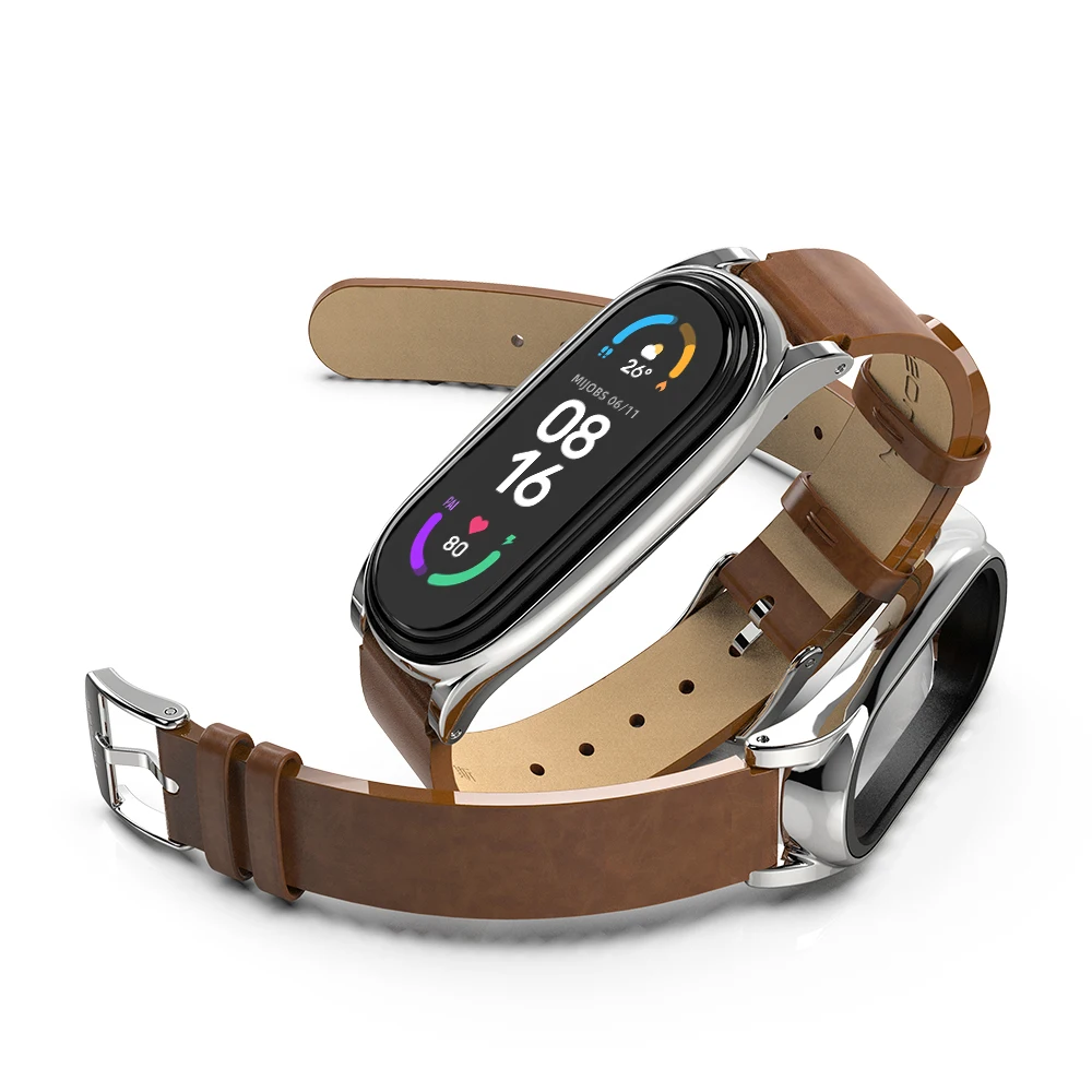 Металлический Миланский Браслет для Mi Band 6, 5, браслет из нержавеющей стали для Xiaomi Mi Band 4, Mi Band 6, 5, 4, 3 NFC