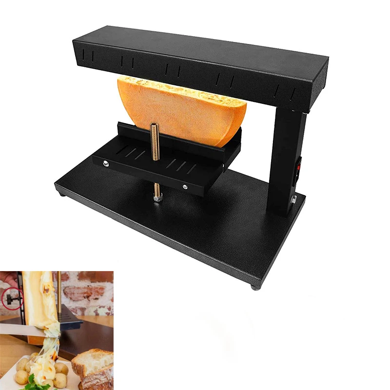 Raclette cheese heating machine Wheel cheese roasting machine cheese melter grill with Angle adjustable