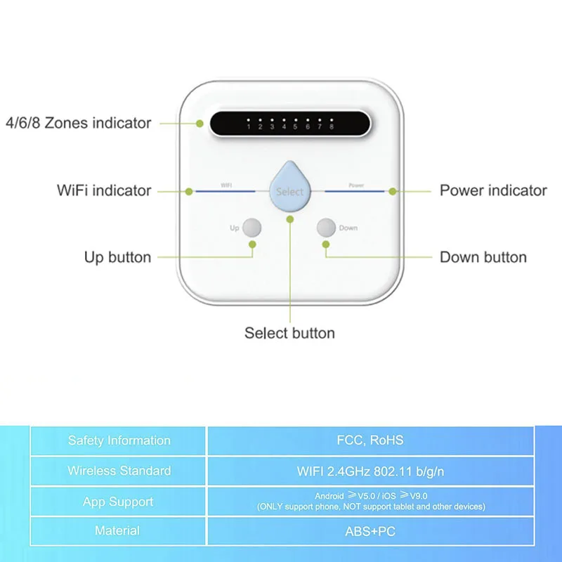 WIFI Connect Smart Watering Timer Garden Irrigation Controller Waterproof Water Valve Irrigation Timer Smart Watering System