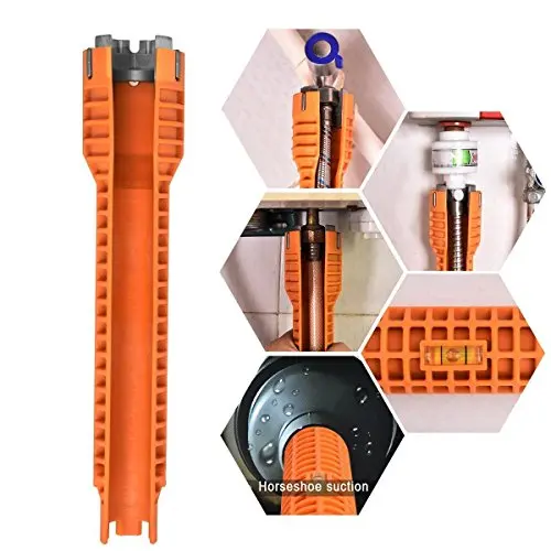 Vòi Nước Và Bồn Rửa Trình Cài Đặt Công Cụ (Đầu Vít) Ống Thải Máy Hút & 3 Có Thể Thay Thế Đầu Cho Hệ Thống Ống Nước/