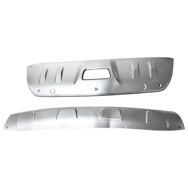 CITYCAR Stainless steel Front + Rear Bumper Protector Guard Skid Plate For Nissan X-Trail XTrail 2014-2016 2017