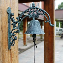 Iron Doorbell Cast Iron Handbell Retro Style Garden Wall Wind Chime