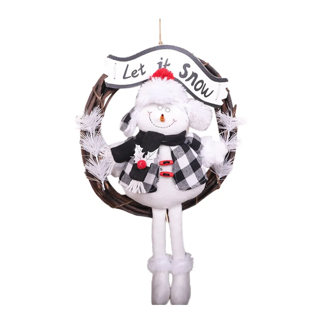 Christmas Ornaments Gift Santa Claus Snowman Toy Doll Hang Decorations decoracion navidad addobbi natalizi ornaments 2020