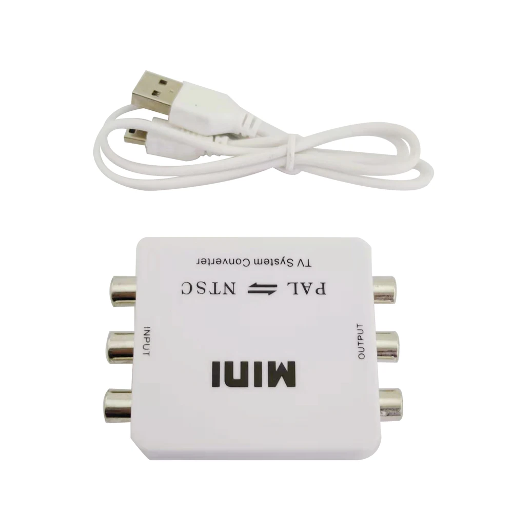 

Mini Portable NTSC TO PAL or PAL to NTSC Bi-directional Dual-Way TV Format Video System Converter Composite Connection