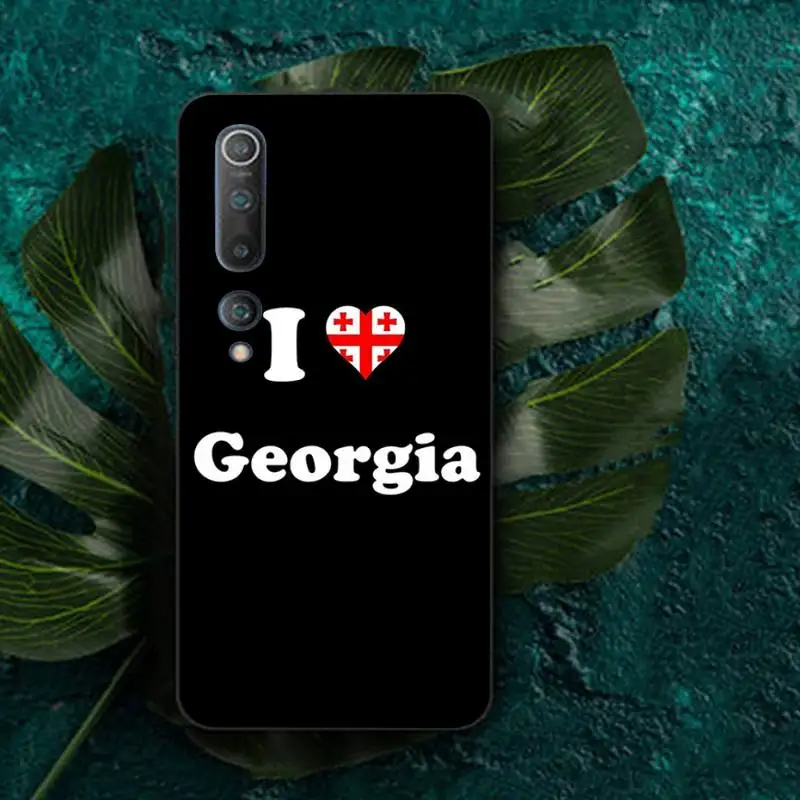 FHNBLJ Georgia flag Phone Case for RedMi note 4 5 7 8 9 pro 8T 5A 4X case