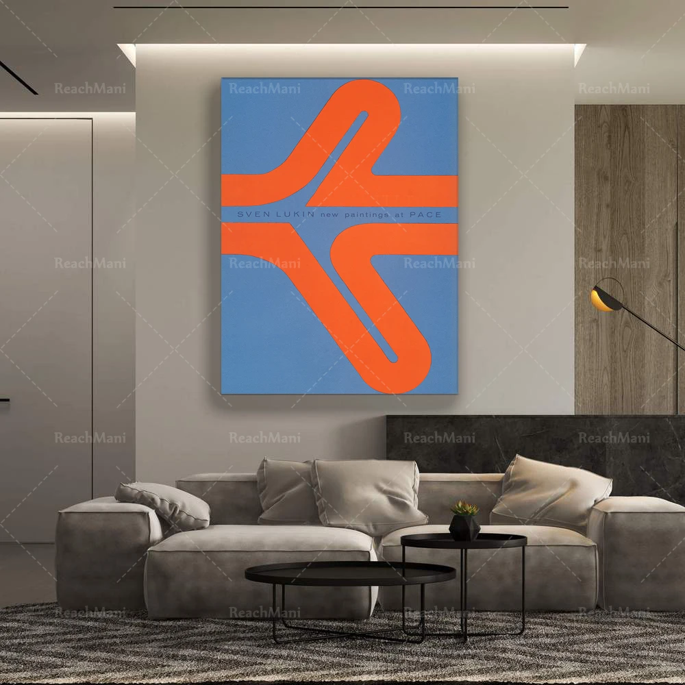 Sven Lukin vintage poster | exhibition poster | poster wall