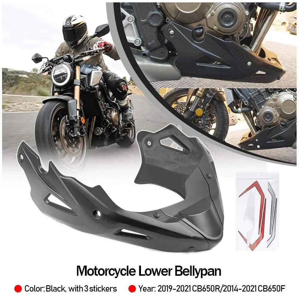 

CB650R Belly Pan Engine Spoiler Lower Fairing Body Frame Panel Protector Bellypan For Honda CB650F CB650FE 2014-2021 2019 2020