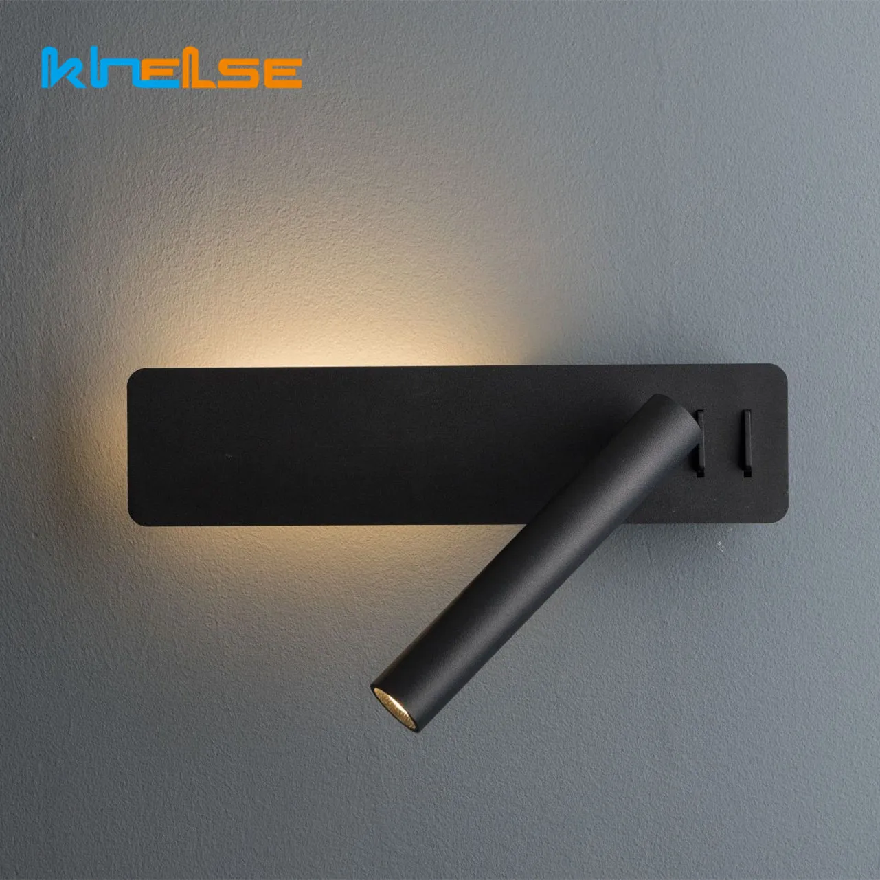 2pcs/Set Bedside Sconces Light Indoor LED Wall Lamp With Switch Bedroom Living Room Adjustable Spotlight Backlight Reading Light