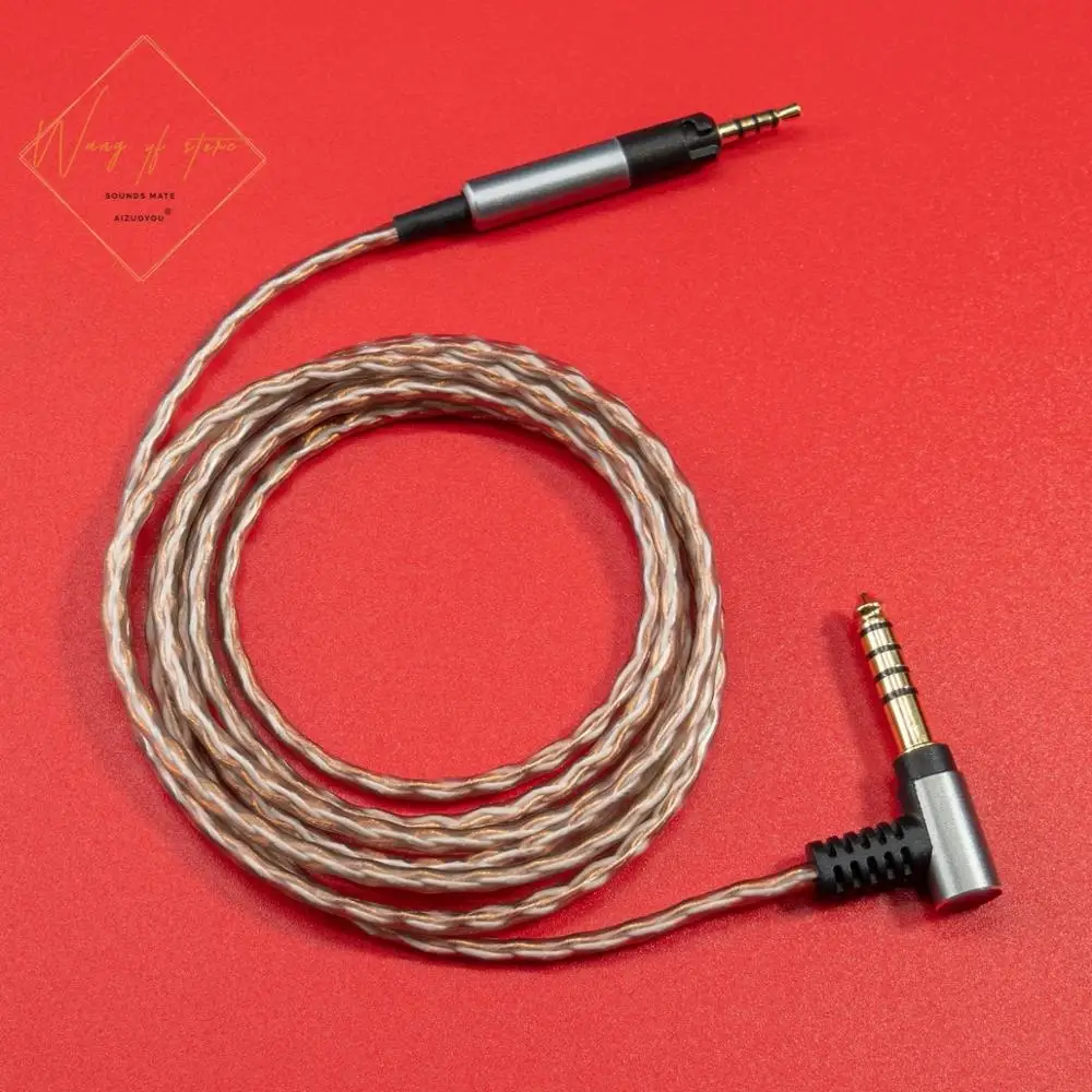 Zbalansowany kabel Audio Hifi Occ dla Sennheiser HD 595 558 518 598 Cs SE SR HD 599 569 579 HD 2.30i 2.20S 2.30g zestaw słuchawkowy 4.4 2.5mm