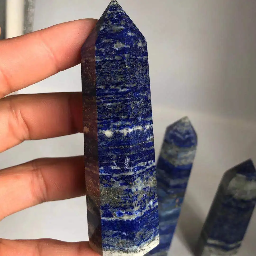 

1000g natural lapis lazuli single tip, lapis lazuli pillar crystal healing