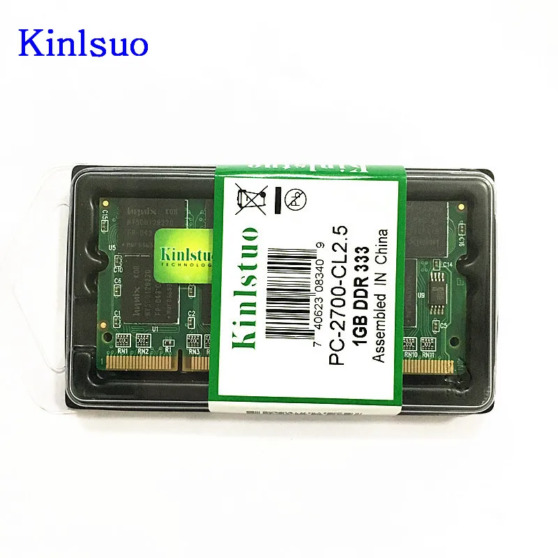 Laptop Memory Ram SO-DIMM PC2700/3200/2100 DDR 333 / 266/400 MHz 200PIN 1GB / DDR1 DDR333  For Notebook Sodimm Memoria