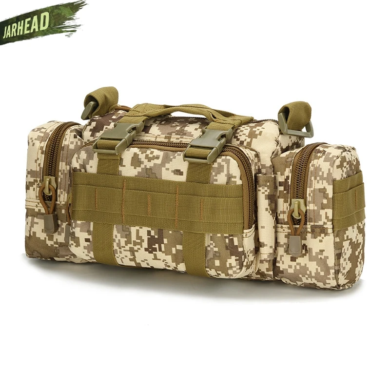 Upgrade 900D Outdoor Waist Bag Military Tactical Waterproof Oxford Climbing Shoulder Bag Fishing Hiking Camera Pouch Hand Bag