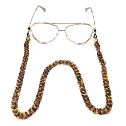 Fashion Amber Acrylic Sunglasses Chain For Women Lanyard Reading Glasses Chains Cord Holder Neck Strap Rope Eyeglass Accessories