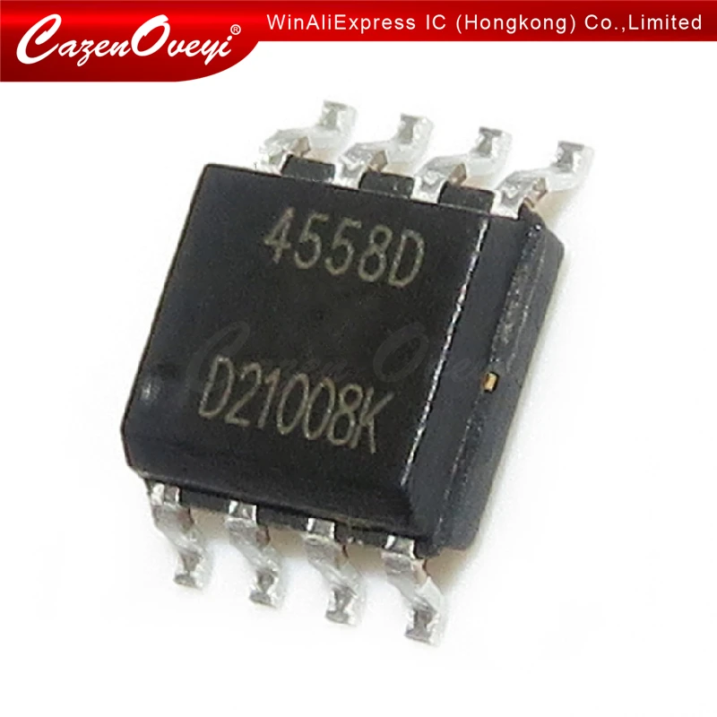 10pcs/lot UTC4558 JRC4558 PJ4558 SM4558 LM4558 F4558 4558D SOP-8 In Stock