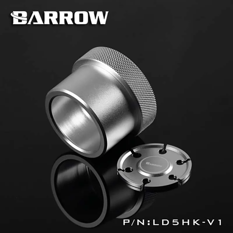 Barrow PC water cooling pump cover Special Aluminum Heatsink Top Kit for D5/MCP655 Pump water cooler building LD5HK-V1