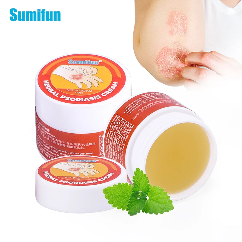 

2/4pc Sumifun Eczema Cream Psoriasis Antibacterial Dermatitis Pruritus Eczematoid Herbal Anti-itching Medical Ointment Skin Care