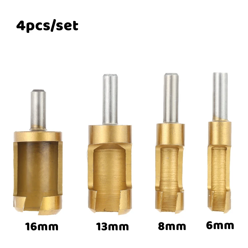 4Pcs Titanium Coate…