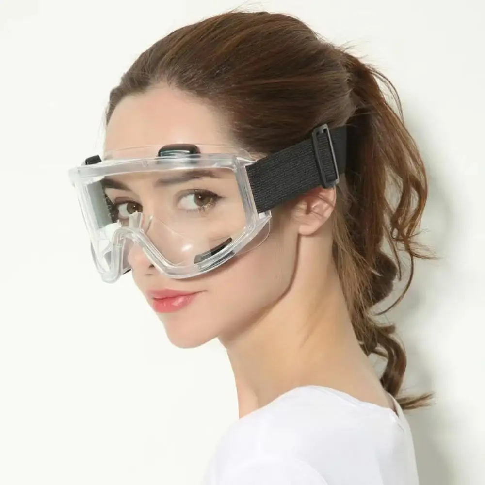 Gafas de seguridad antiniebla, antisalpicaduras, a prueba de polvo, a prueba de viento, para laboratorio, protección ocular, lentes transparentes para investigación Industrial