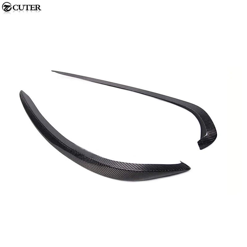 W117 Cla260 Cla250 Cla45 Carbon Fiber Front Bumper Air Vent Decoration Modelling Trim for Benz W117 C117 Cla 13-15