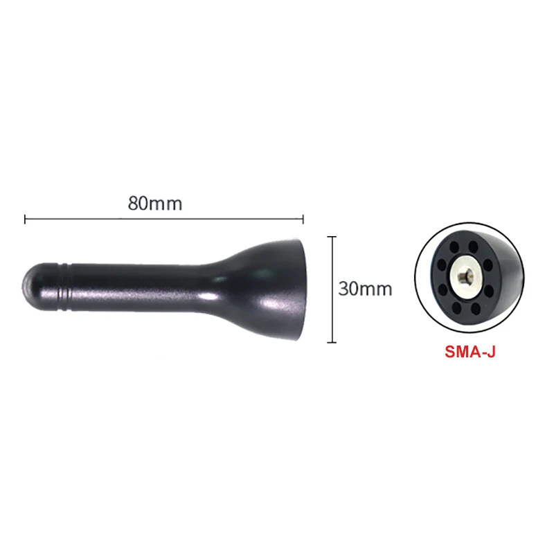 2pcs GSM 2.4GHz 433MHZ LTE 4G antenna Black SMA-J male outdoor waterproof Cabinet High gain 5dBi Vertical