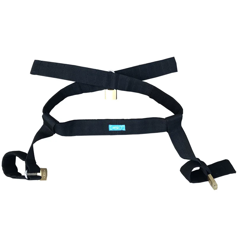 Simple Patient Restraint Belt  For Elderly Care Adjustable With Velvet Cushion To Prevent Strangulation Hands/ Feet Waist Fixed