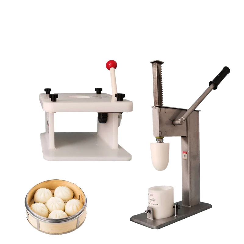 New Type Home Steamed Bun Maker Manual Baozi Momo Making Machine Baozi Skin Making Machine Kitchen Bun Equipment