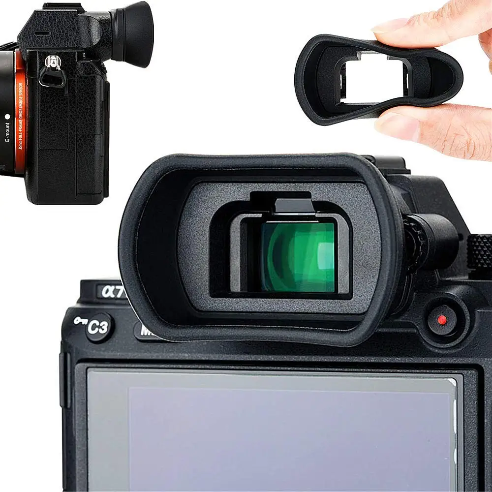 Camera Viewfinder Eyecup Eyepiece Eye Cup for Sony a7RIV a7RIII a7III a7RII a7SII a7II a7R a7S a7 a9 a9II a99II Replace FDA-EP18