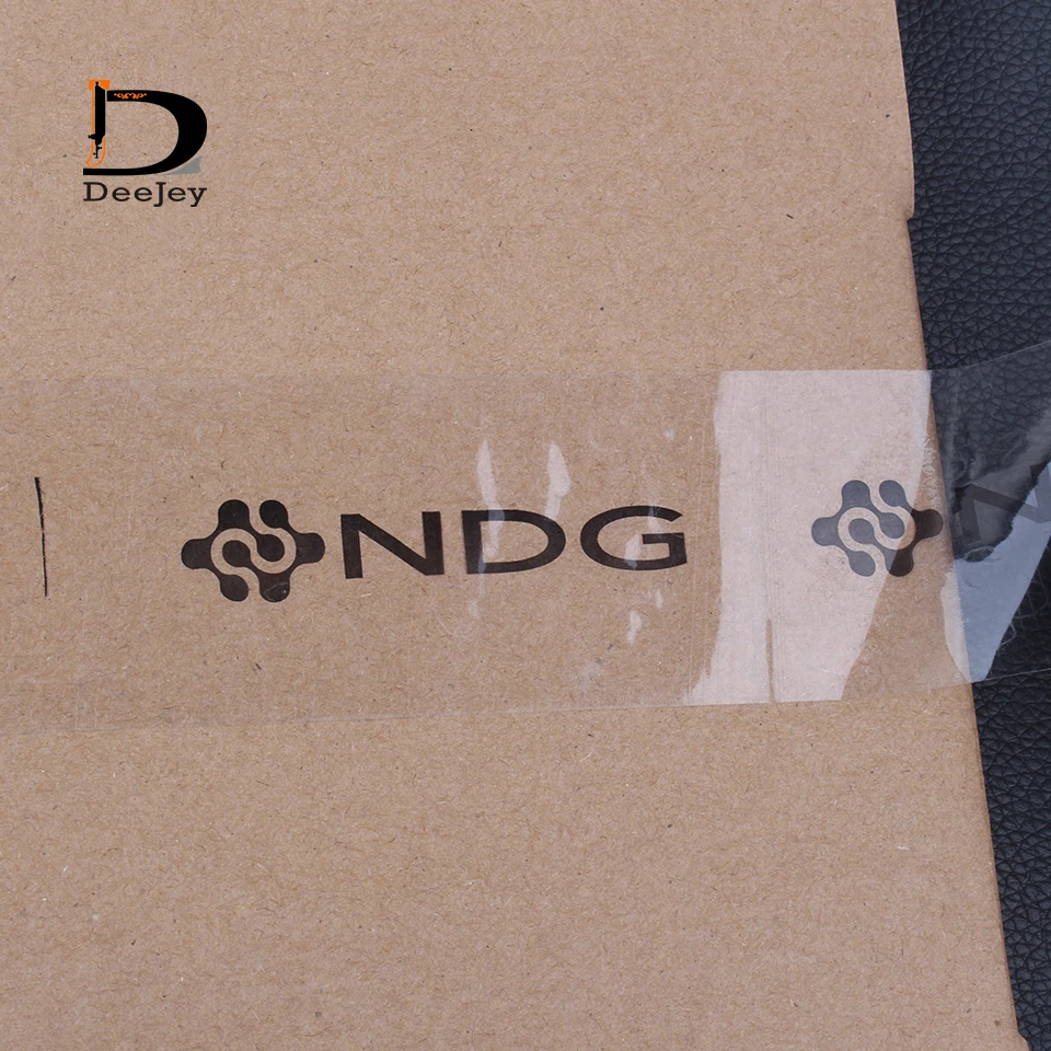 Custom printed adhesive clear transparent tape sealing tape for branding packing 100meter roll 10 roll lot