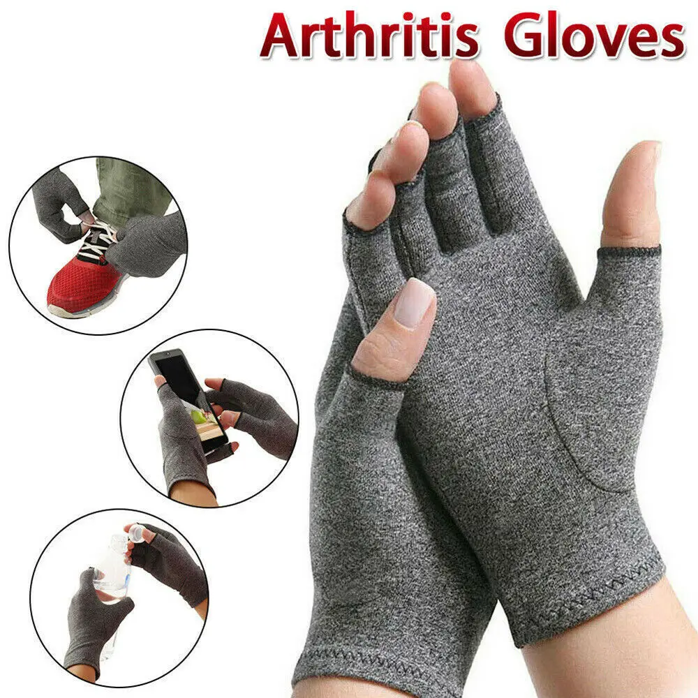 1 Pair Of Arthritis Gloves Touch Screen Gloves Anti-Arthritis Treatment Compression And Pain Relief Joint Pain Warm Winter